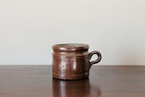 France  艶感のある茶色のマグカップ