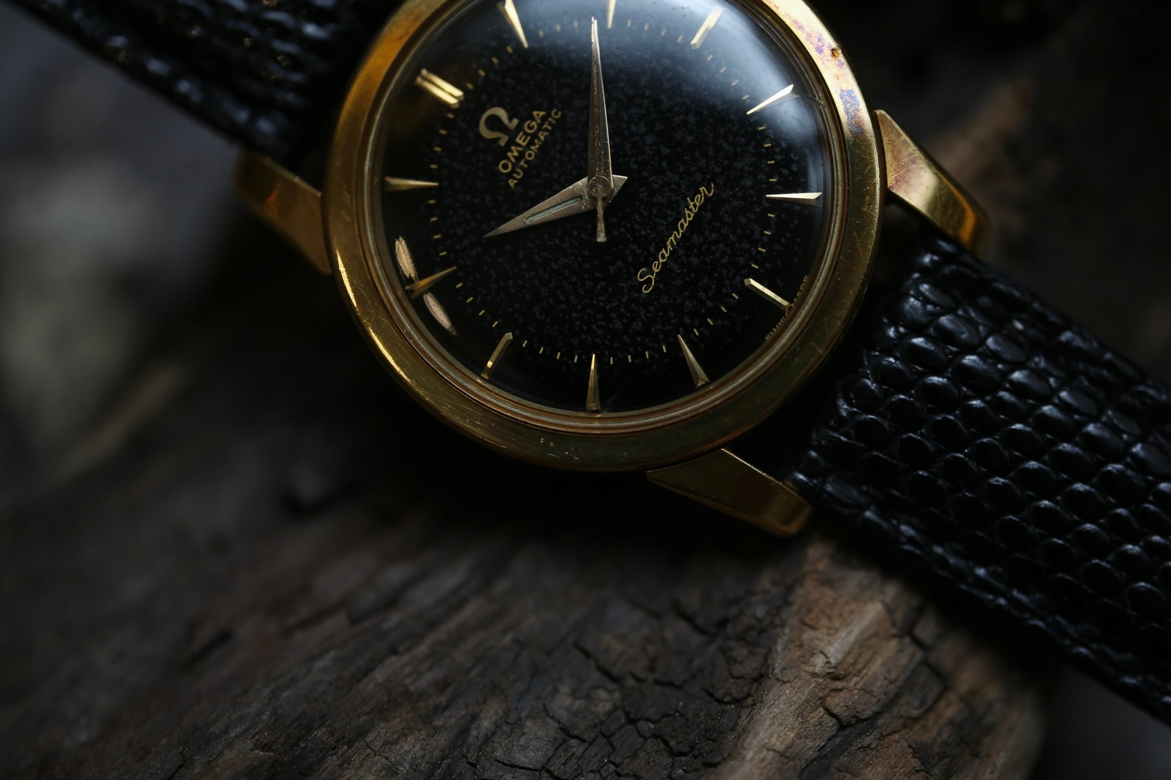 OMEGA】 1956年製 オメガ シーマスターデラックス 第三世代 ブラック