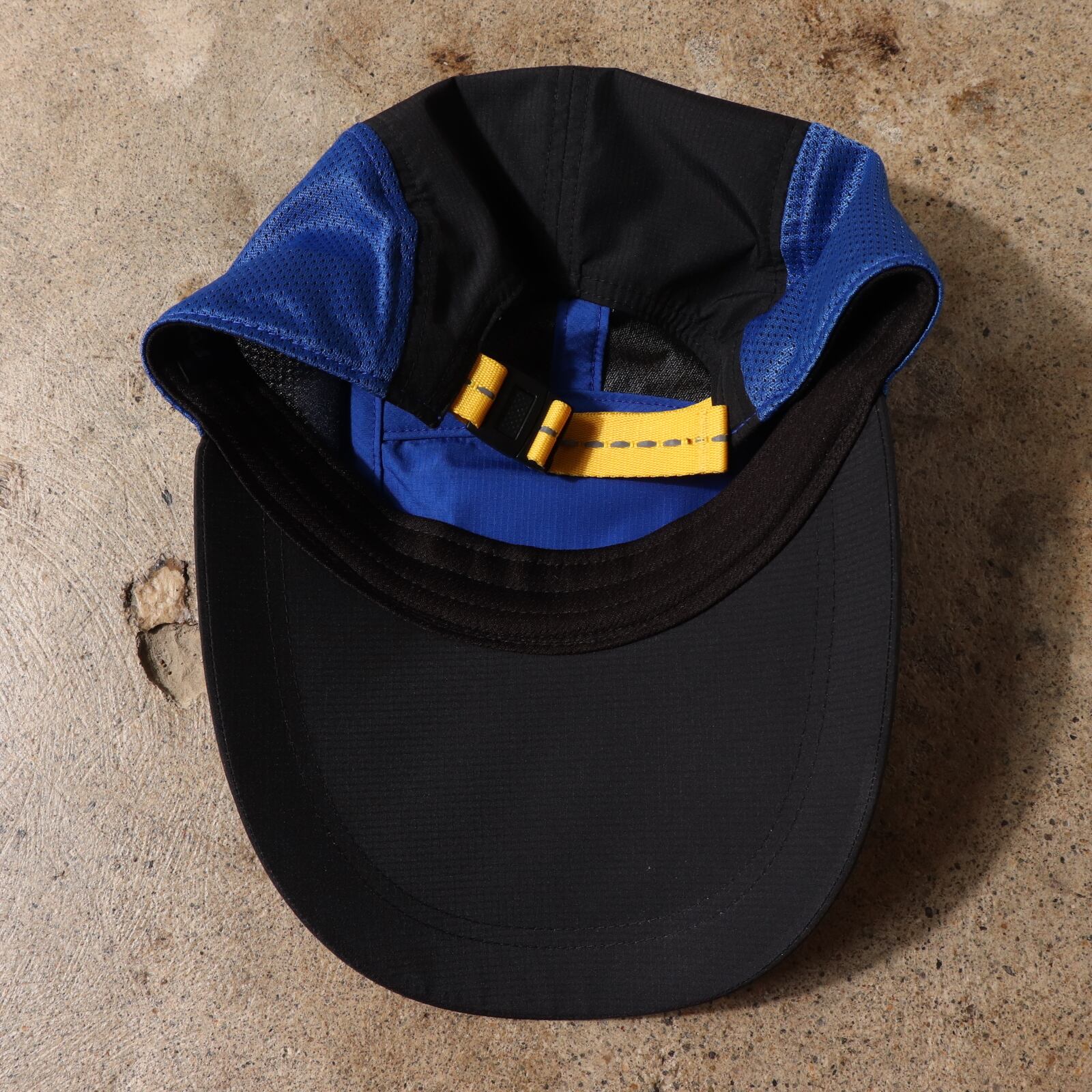 極美品 Polo Sport 5パネル ロングビルキャップ ポロスポーツ 青 