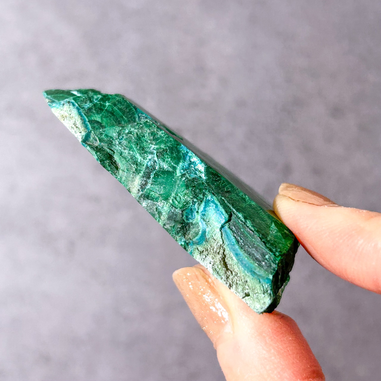 マラカイトクリソコラ プレート