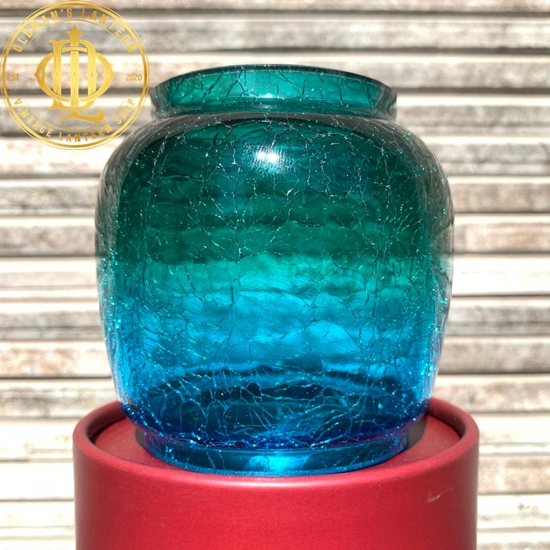 【限定】クラックグラス ブルー/エメグリ ハーフ Feuerhand ホヤ 限定】クラックグラス ブルー/エメグリ ハーフ Feuerhand ホヤ