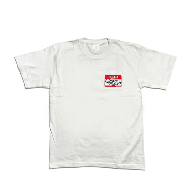 Tシャツ （WHITE×RED)