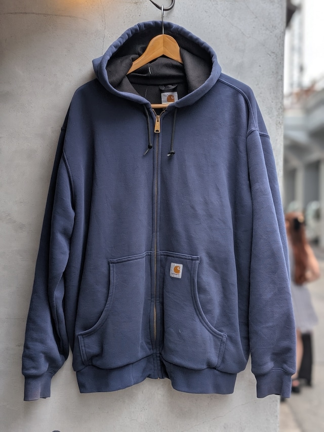 CARHARTT THERMAL LINED FULL ZIP HOODIE SWEAT SHIRT
