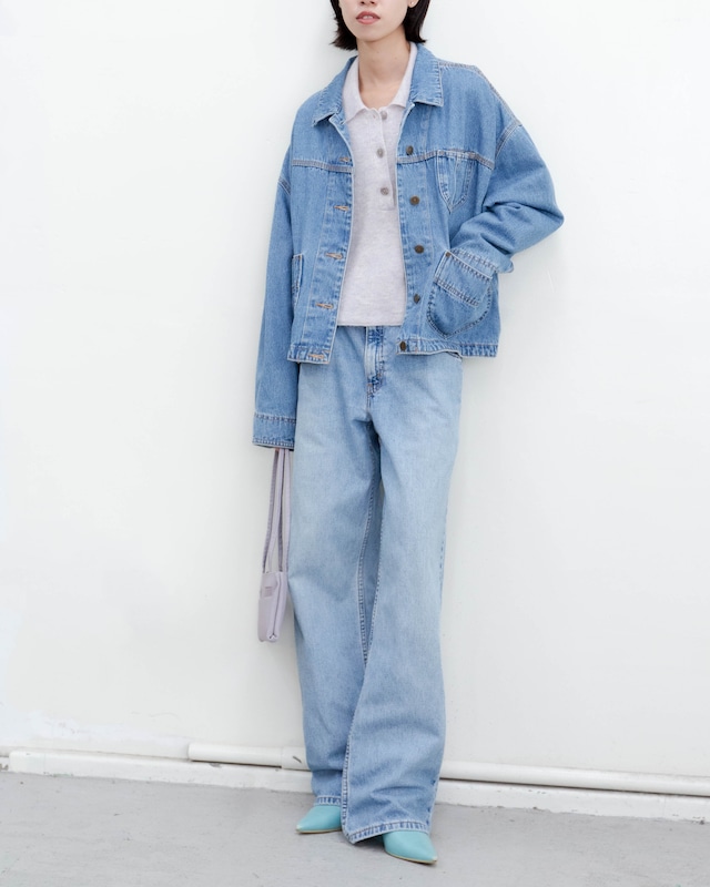 1990-00s Eddie Bauer - wide denim jacket