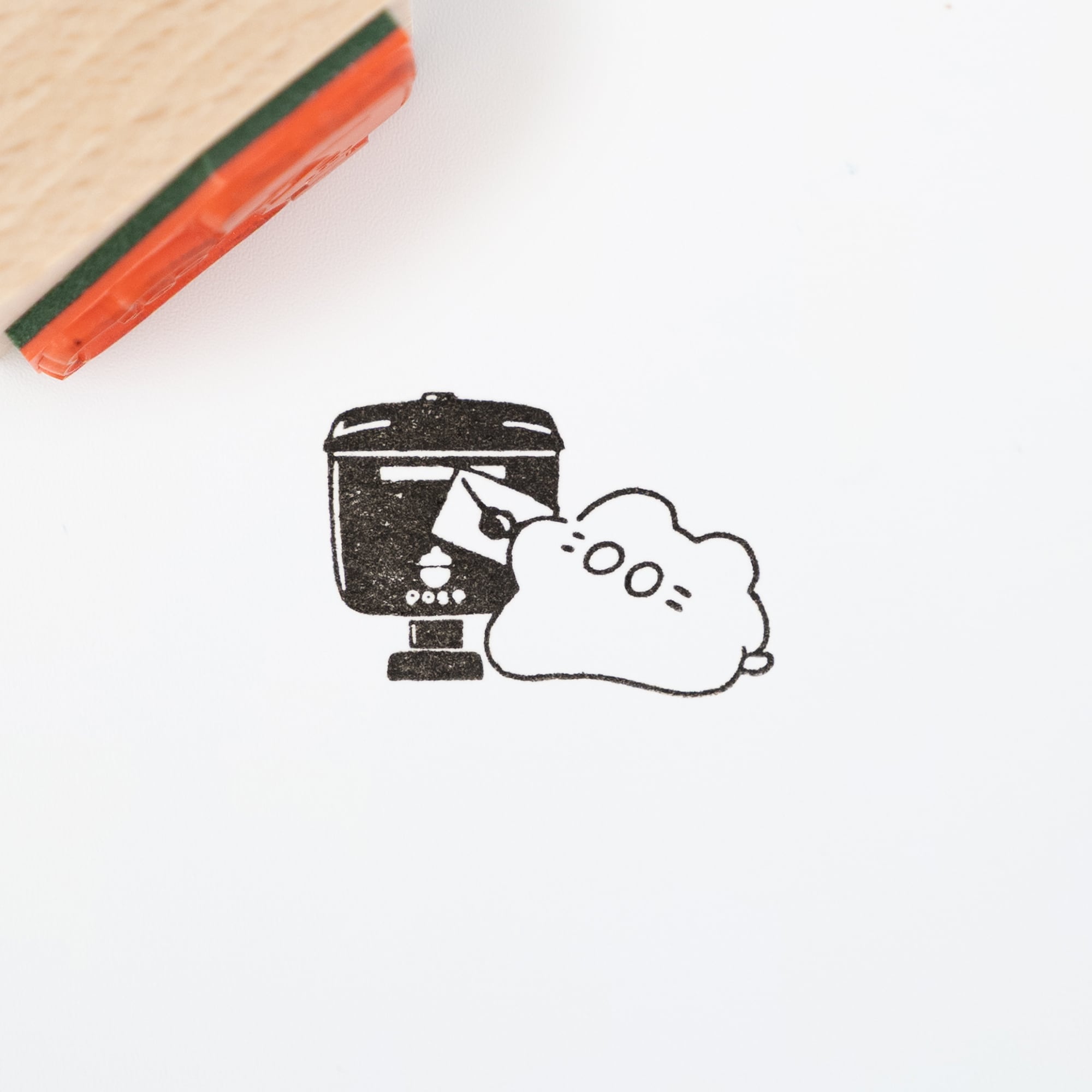 お手紙を出すねこ | はんこ