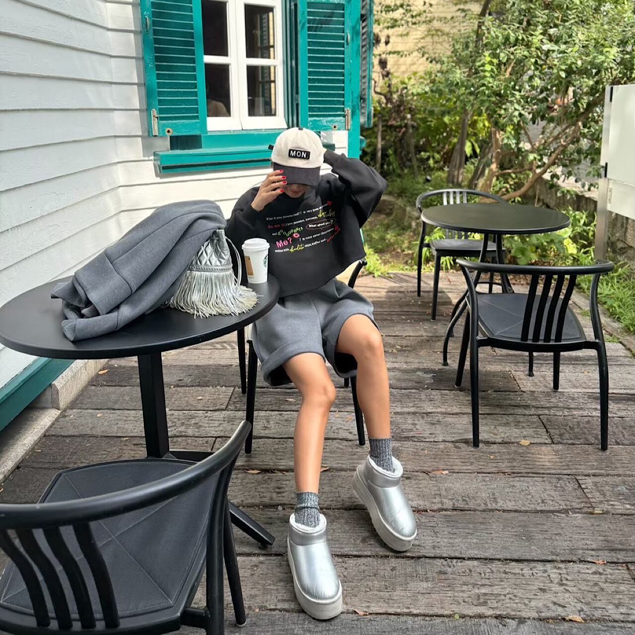 LINKABLE メッセージスウェットプルオーバー(ブラック) メッセージスウェットプルオーバー(ブラック) | LINKABLE