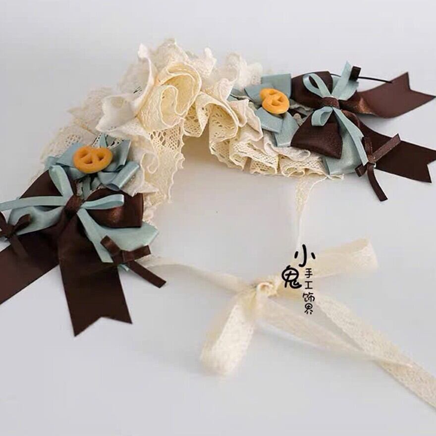 ヘアアクセサリー チョコミント ヘアバンド クマちゃん ビスケット