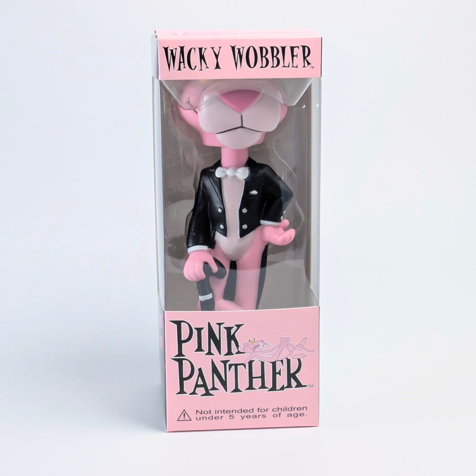 【 PINK PANTHER ピンクパンサー 】『 TUXEDO PINK PANTHER 』タキシード ピンクパンサー / ボビングヘッド / FUNKO ファンコ / WACKY WOBBLER（ワッキーワブラー）〚アメリカン雑貨 アメトイ〛