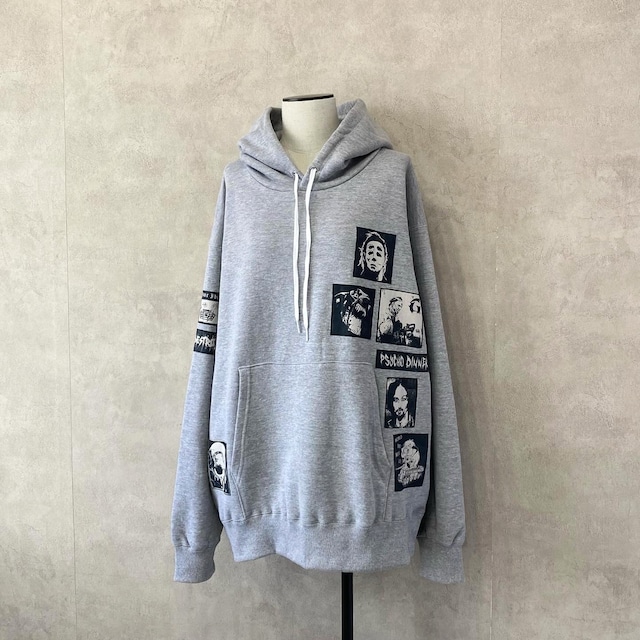 HORROR Patch HOODIE(GRAY)【PsychoWorks】