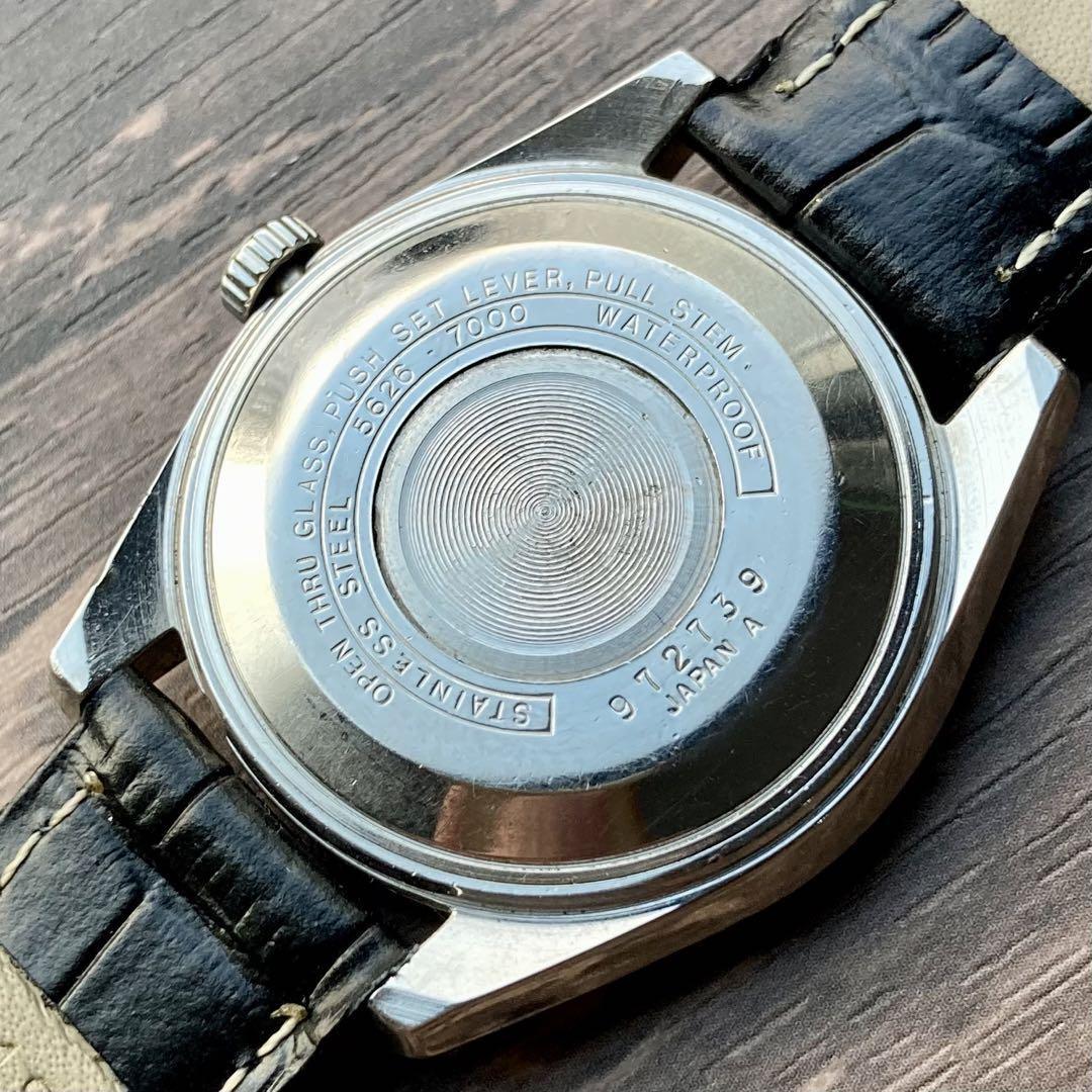 動作品】キングセイコー SEIKO アンティーク 腕時計 1969年 自動巻き ...
