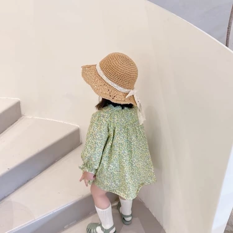 ブライス♥︎ロールアップブリム2wayアレンジ麦わら帽子♥︎ホワイト