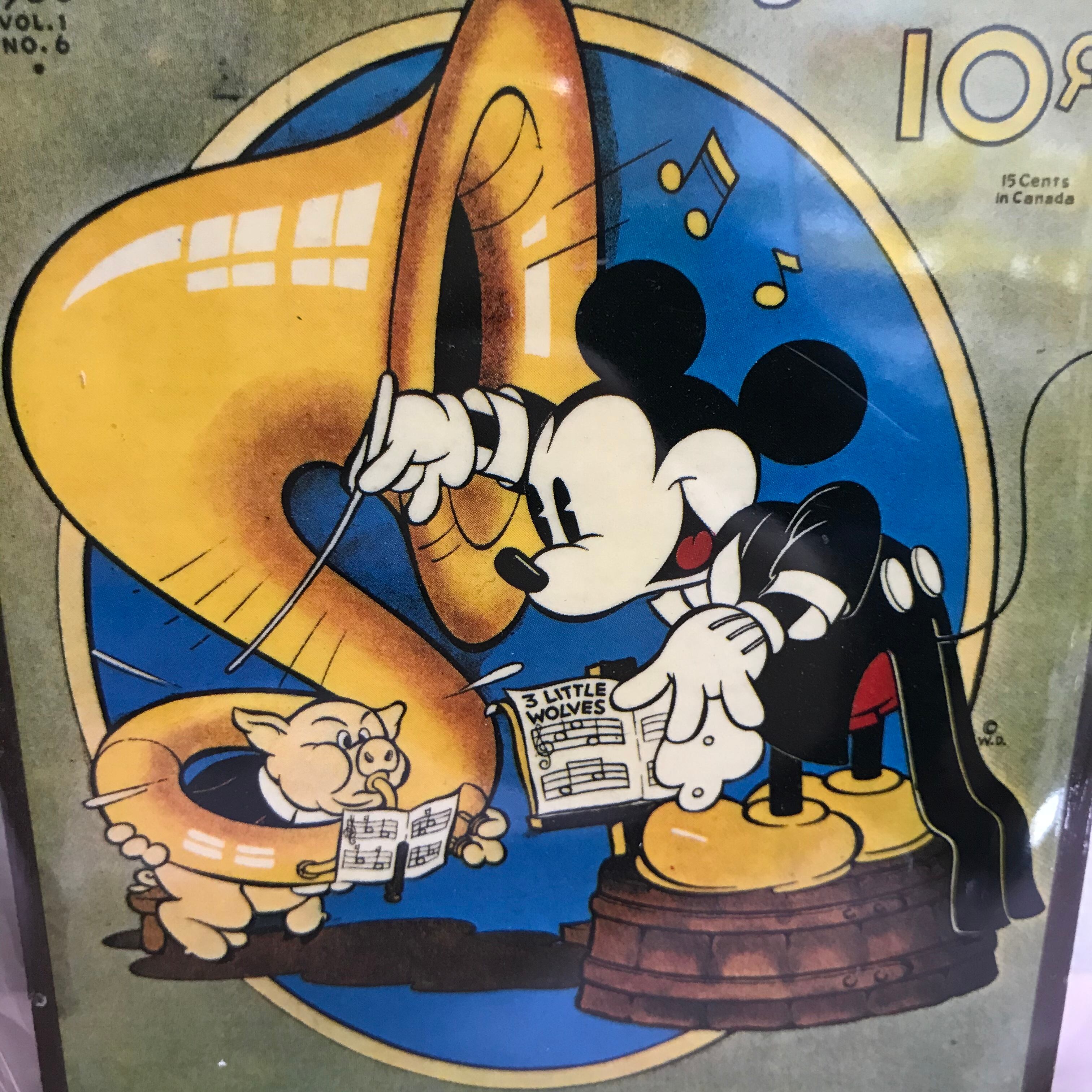 ディズニー　ミッキーマウス　ドナルド　ヴィンテージ  陶器製  レトロ　5体