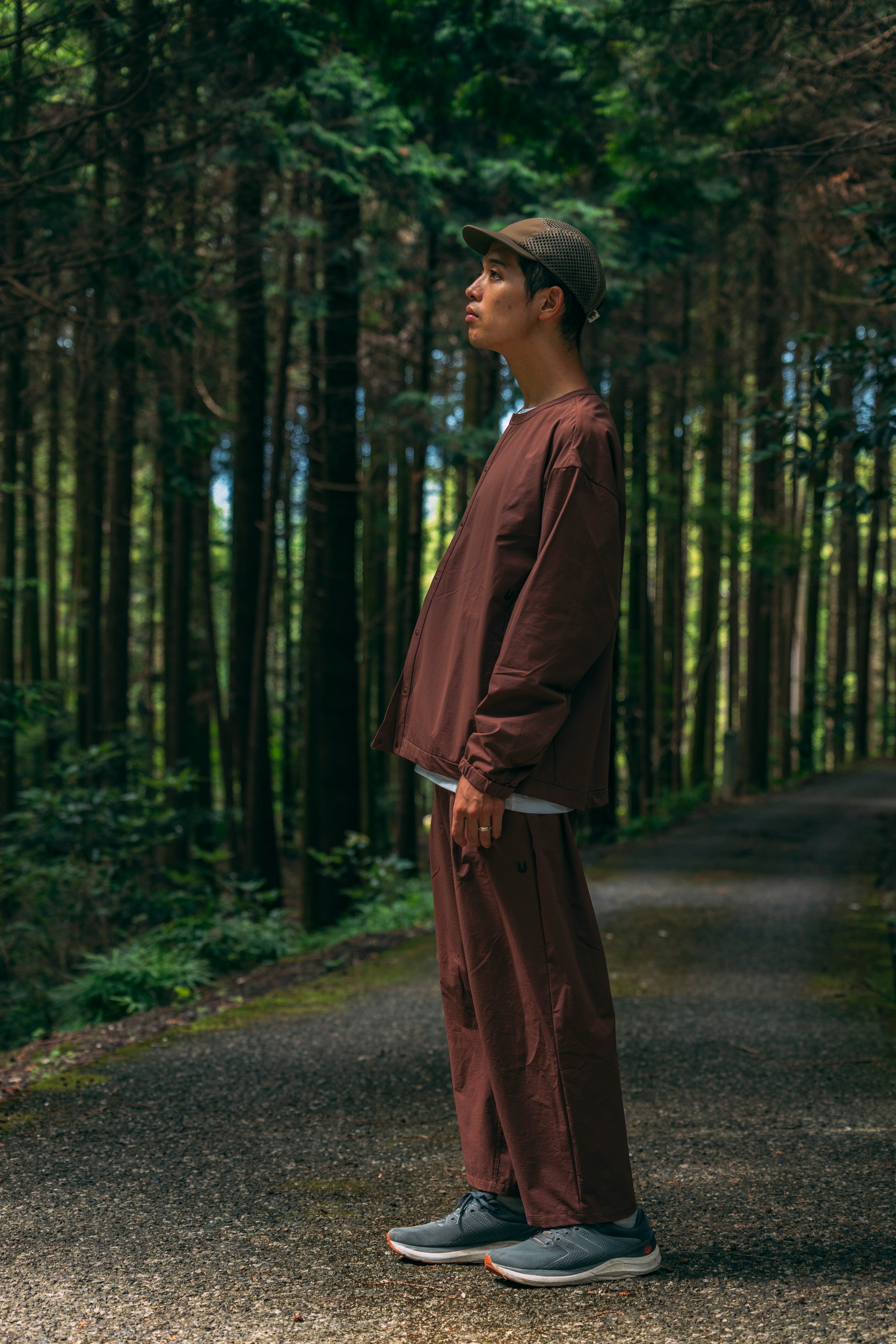 Andante Cardigan：Color Cappuccino | TANNUKI Running Wear Shop