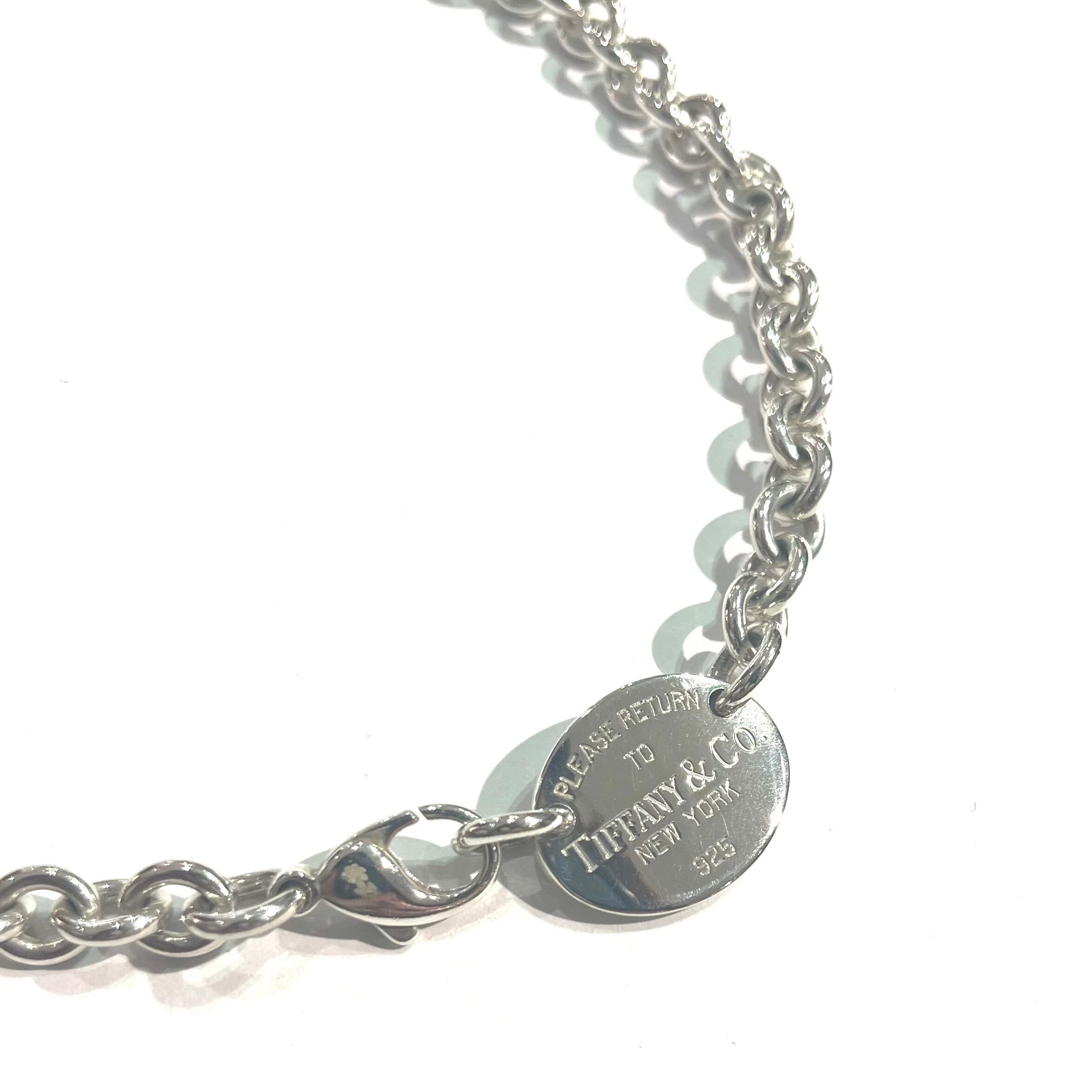 M*J様 OLD Tiffany & Co. タグ型ネックレス Vintage Tiffany & Co Dog Tag Necklace
