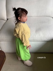 韓国子供服 / 26winter / cream bbang / 裏起毛ショコラトレーナー / キッズ / 冬服 *XXS~XL*