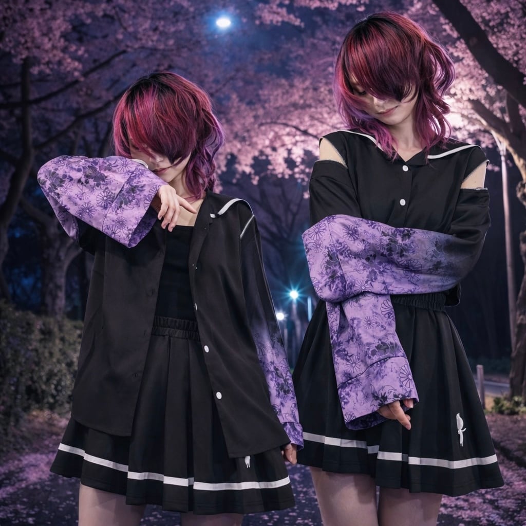 本販売前シークレットセール》2WAYセーラー風SHIRT【和柄九尾】 | NIER