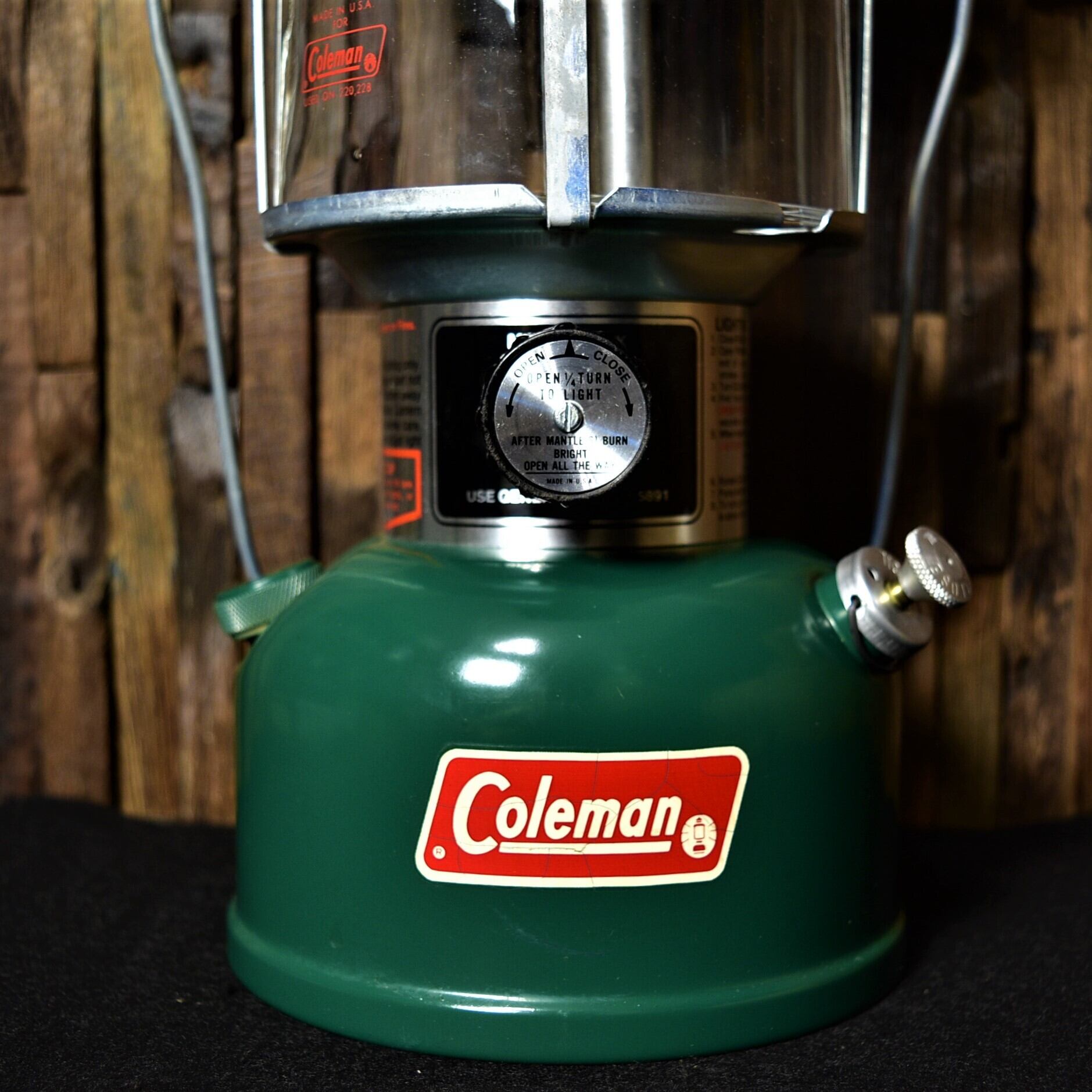 コールマン 220K 1981年8月製造 ツーマントル ランタン COLEMAN