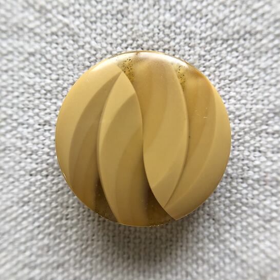 マスタードリーフ×ゴールドグリッター 22.5㎜