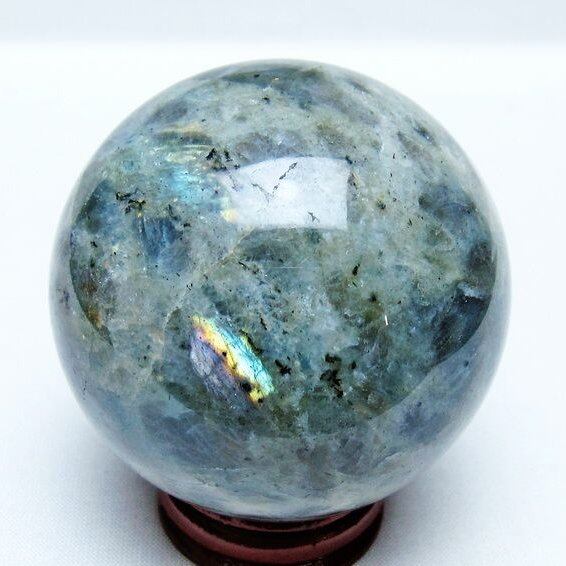 ラブラドライト 丸玉 63mm スフィア 一点物 151-9212