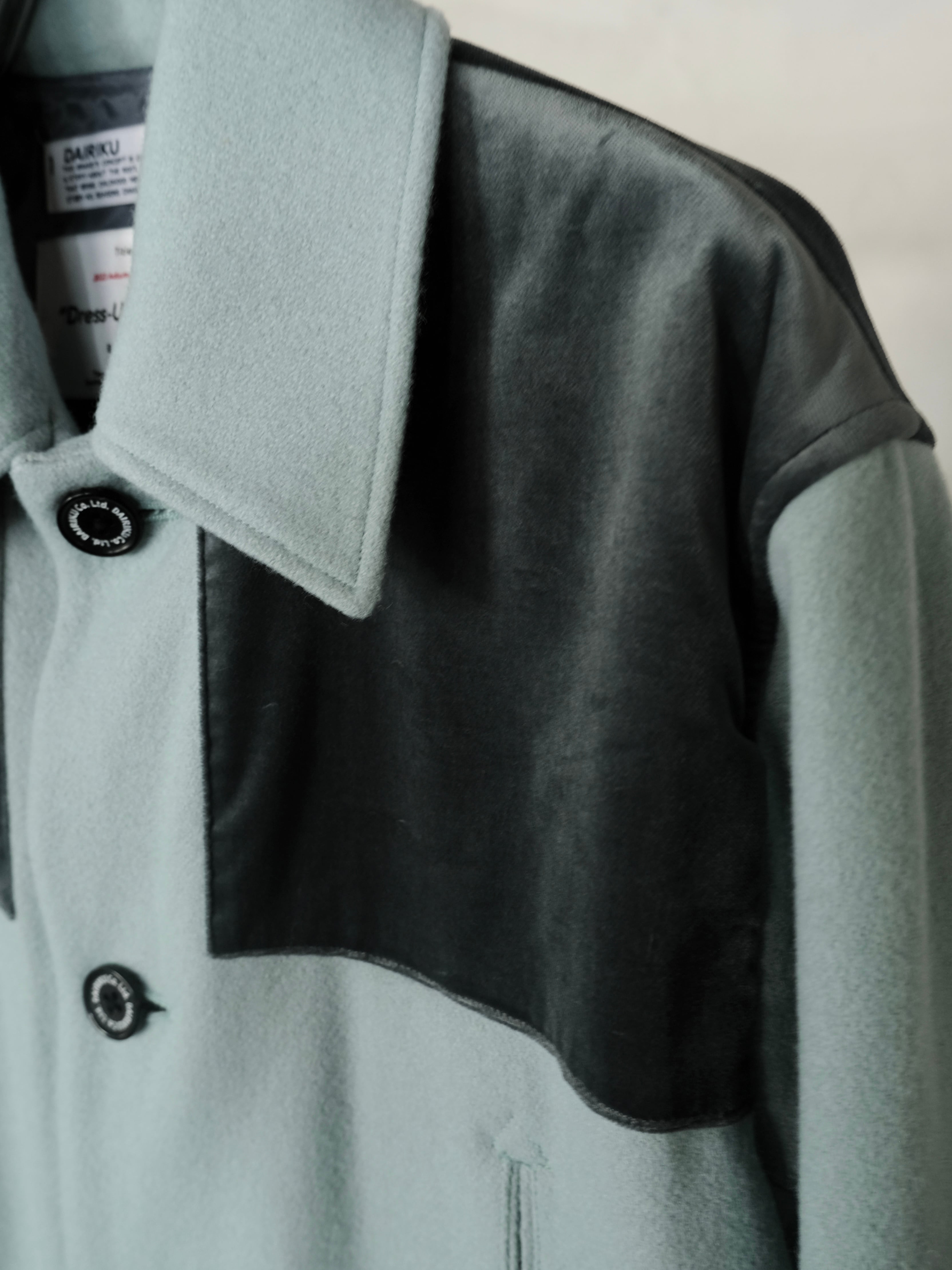 DAIRIKU】Velvet&Melton Oversized Donkey Jacket | THE OUR DAIRIKU】Velvet&Melton Oversized Donkey Jacket | THE OUR