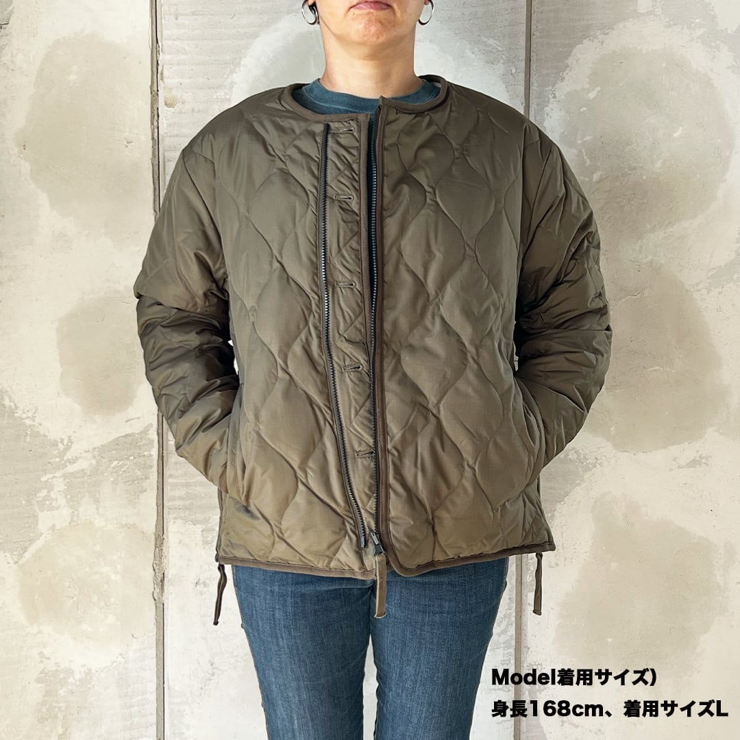 TAION / タイオン】MILITARY REVERSIBLE CREW NECK DOWN JACKET