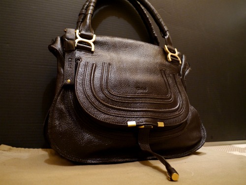 定番◆Chloeクロエ マーシー レザーハンド ショルダー バッグ◆