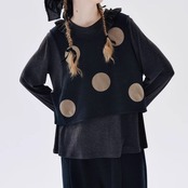 【4color】フリルデザインロンT i0110