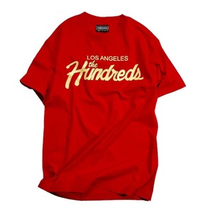 THE HUNDREDS / FOREVER TEAM LOGO T-SHIRT / RED / BNN