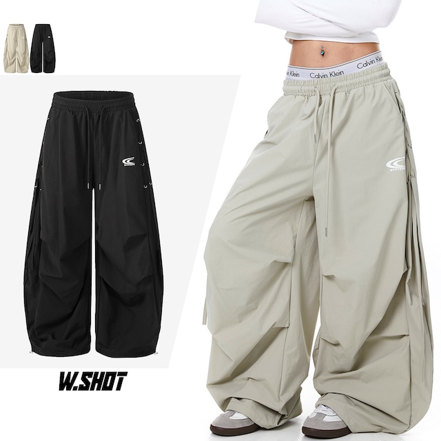 ストリート  速乾性ナイロンスポーツパンツ P379