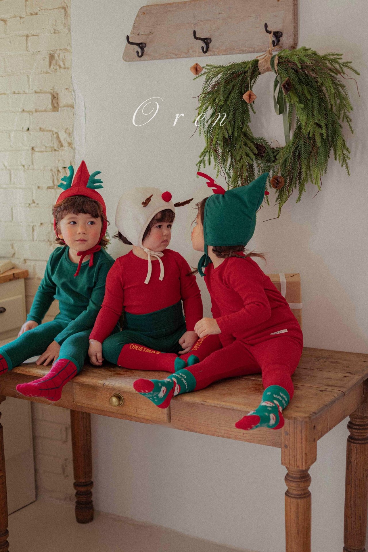 Oren X-mas［取寄］hoho santa roomwear setup