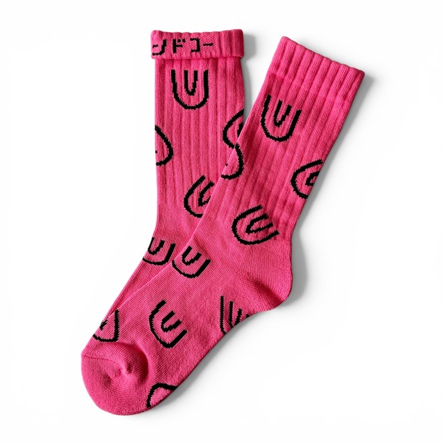 ching&co. | チンアンドコー | SYMBOL A LOT SOCKS | ソックス | 靴下 | PINK