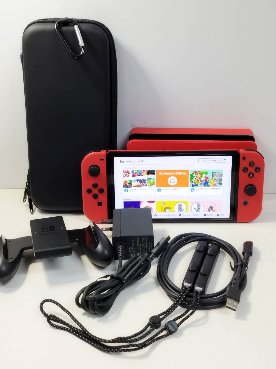 箱なし】Nintendo Switch 有機ELモデル マリオレッド/HEG-001/2023年製