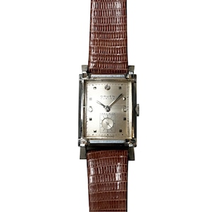 antique GRUEN k14 gold manual winding watch “curvex”