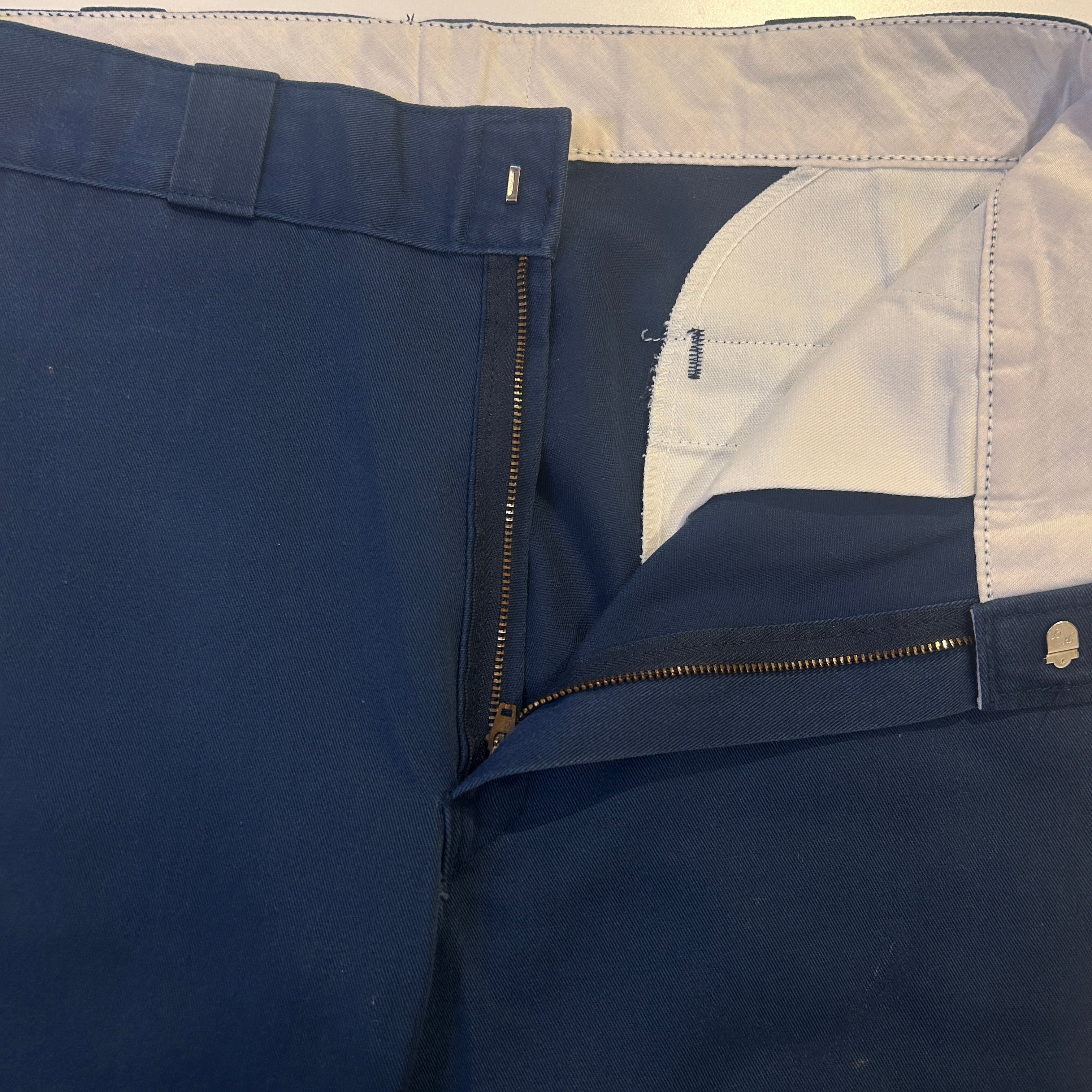 1980s DICKIES COTTON PANT SMALL TAG NAVY USA | safarionline