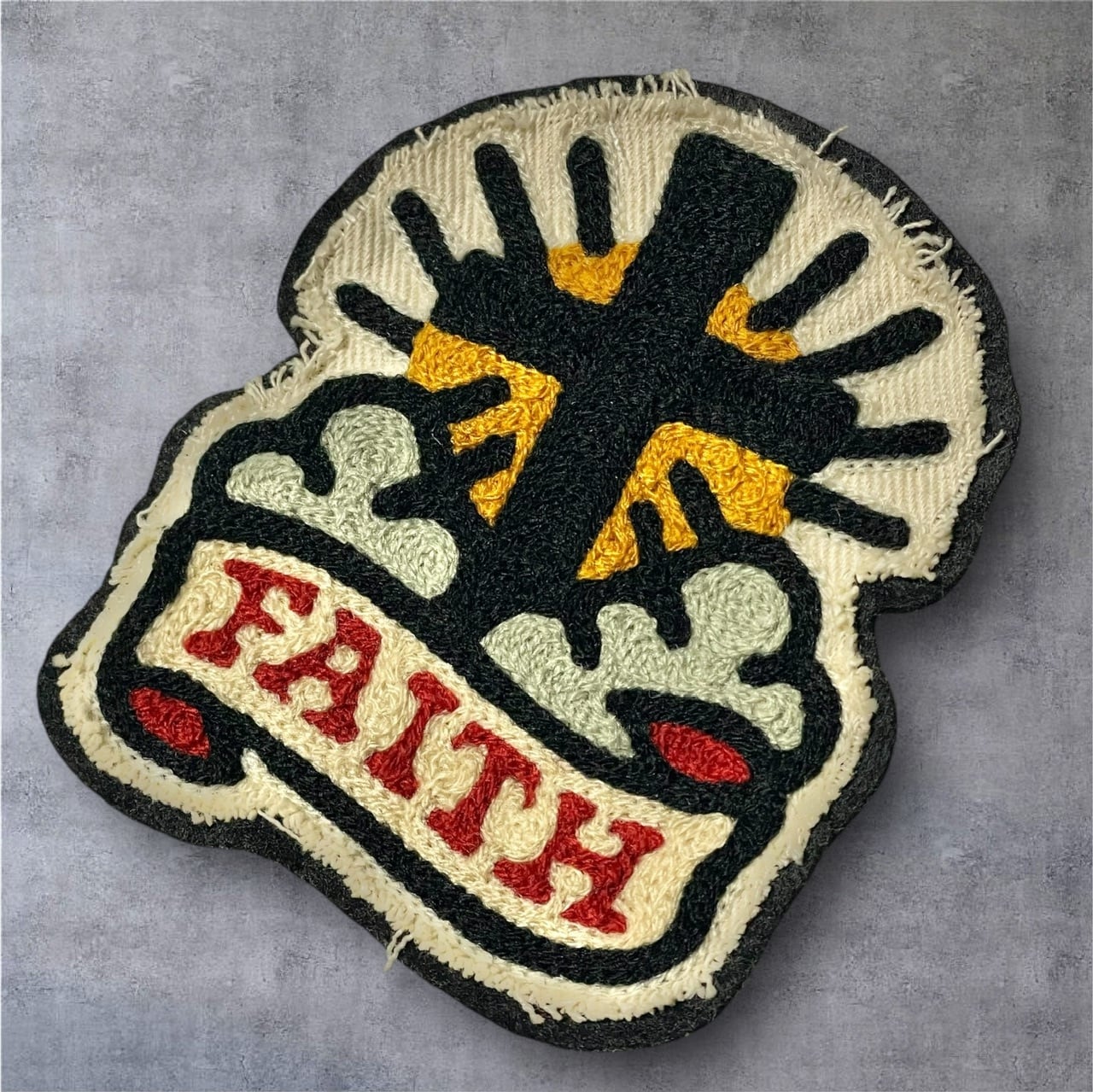 FAITH” PATCH チェーンステッチワッペン | 【RIOTT/ライオット】