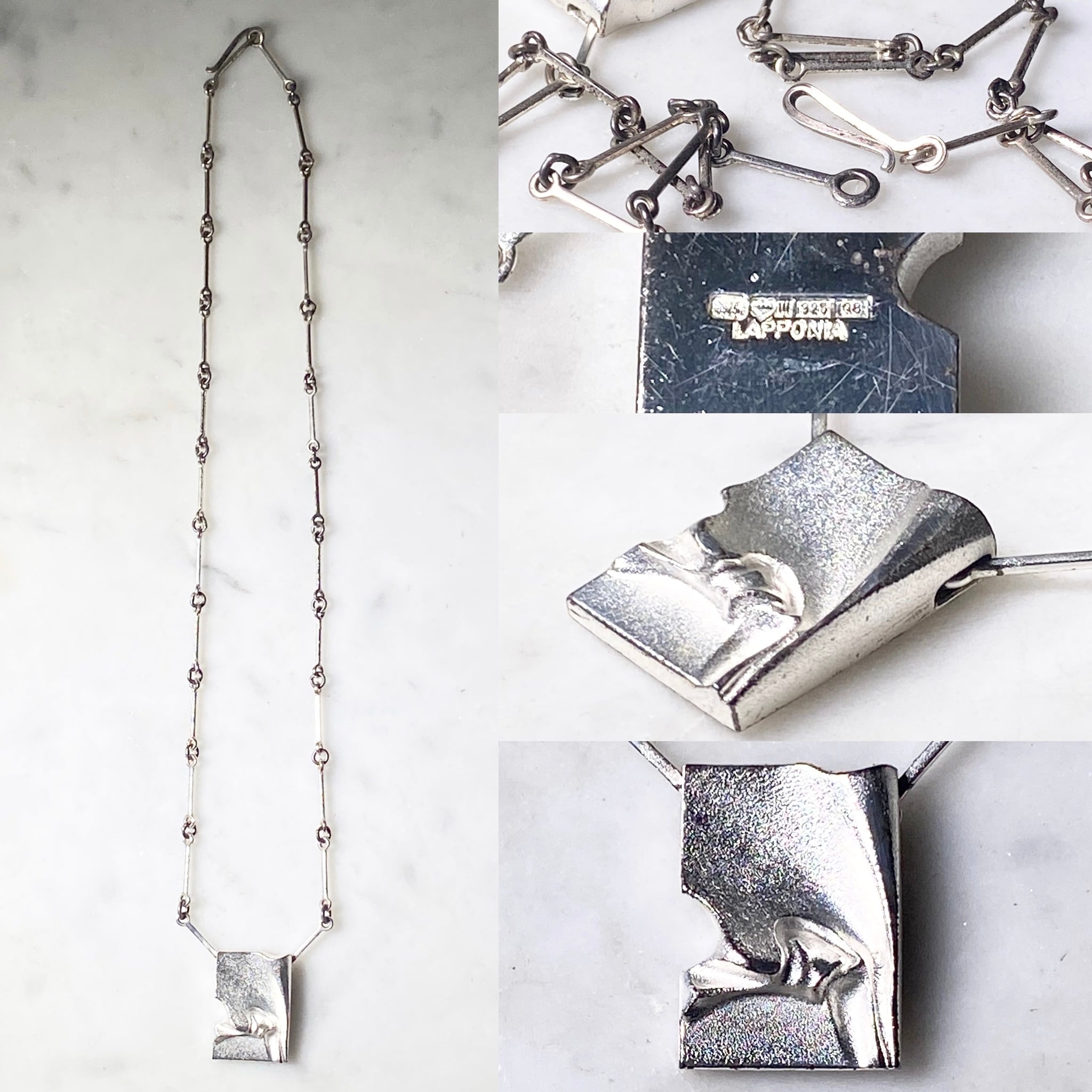 vintage LAPPONIA silver necklace | NOIR ONLINE