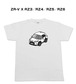 【ZR-V X RZ3／RZ4／RZ5／RZ6】イラスト入りTシャツ 車好き 納車祝い プレゼント グッズ カスタム【送料無料】