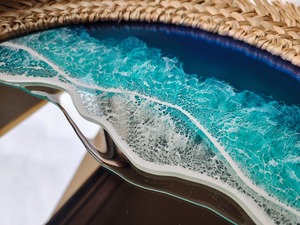 189.オーシャンレジンアート ウォールミラー