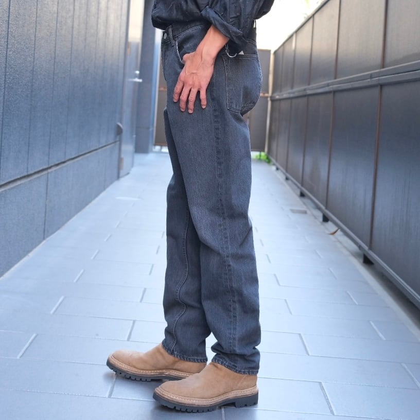 COMOLI(コモリ) /デニム5Pパンツ-FADE BLACK-(C03-03003) | Signs