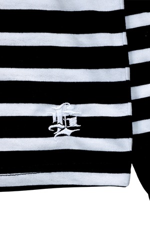 SLINK (スリンク) "SL Logo Border L/S Tee"(BLK)