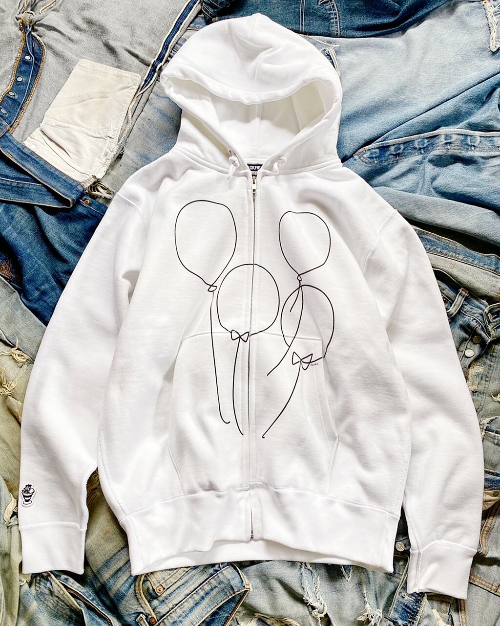 BIG BALLOONS HOODED SWEATSHIRT | BLACKFRUIT