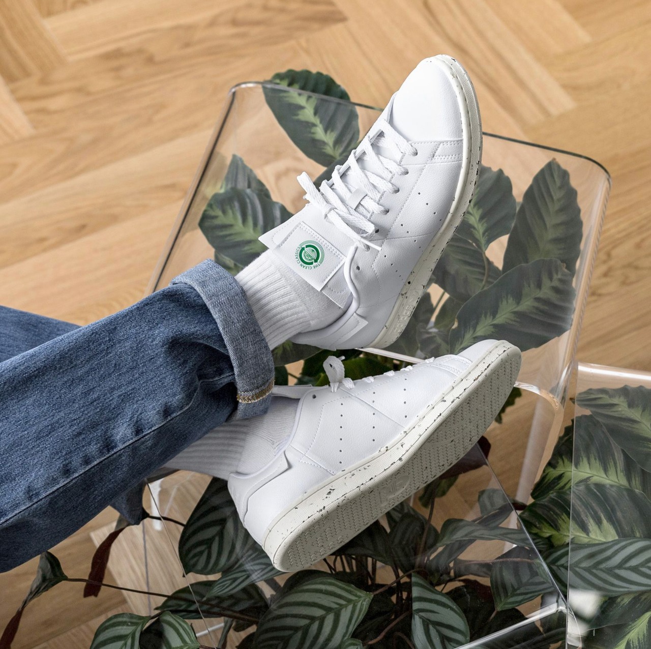 【関税/送料込】adidas Stan Smith/ヴィーガンモデル/リサイクル 関税/送料込】adidas Stan Smith / リサイクル / ヴィーガン