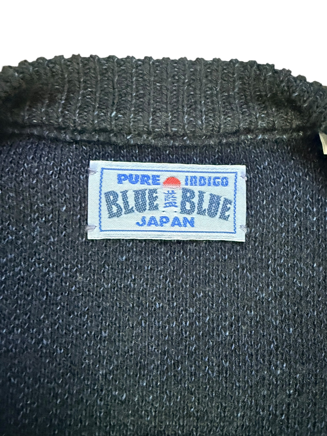 PURE INDIGO BLUE BLUE JAPAN カーディガン