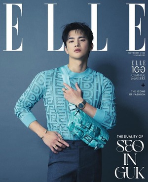 ELLE SINGAPORE 2022年 11月 : シンガポール 11月号 ソイングク カーバー 雑誌