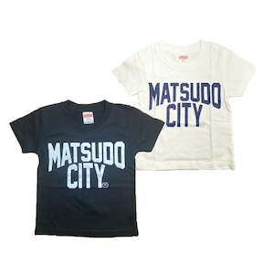 MATSUDO CITY  キッズTシャツ　design by Depot Cycle