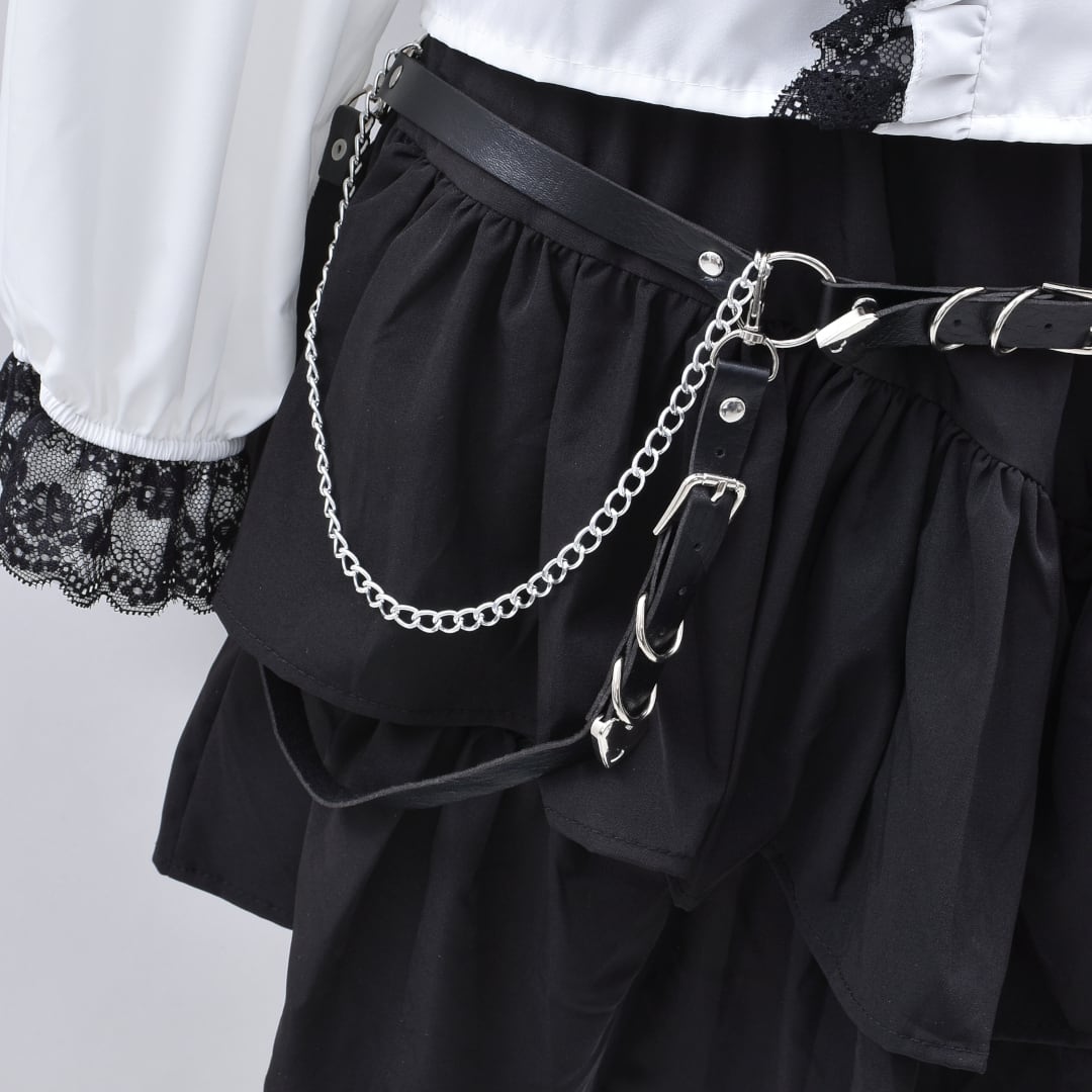 4/29 完売→再入荷！】新作☆ハーネスセット フリルスカート