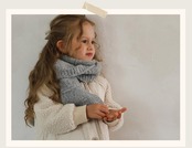 韓国子供服 / 26winter / puella FLO / もこもこマフラー / キッズ / 冬服 *FREE*