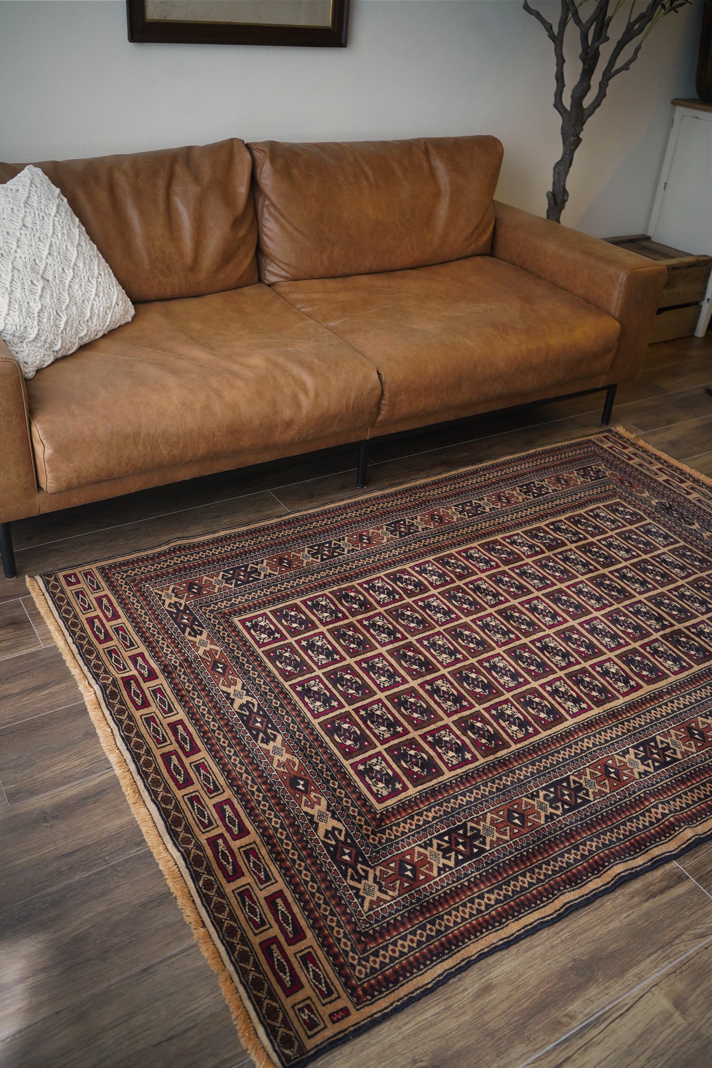 528】Vintage Afghan Baluch rug 1990's | ヴィンテージラグ専門店