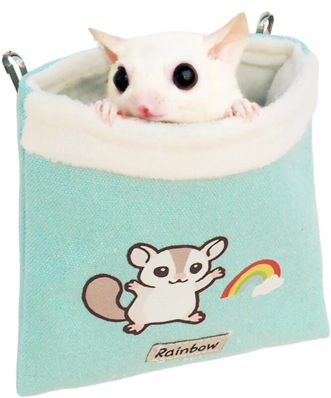 【小動物用品】モモポケ クリーム/コーラル/ミント