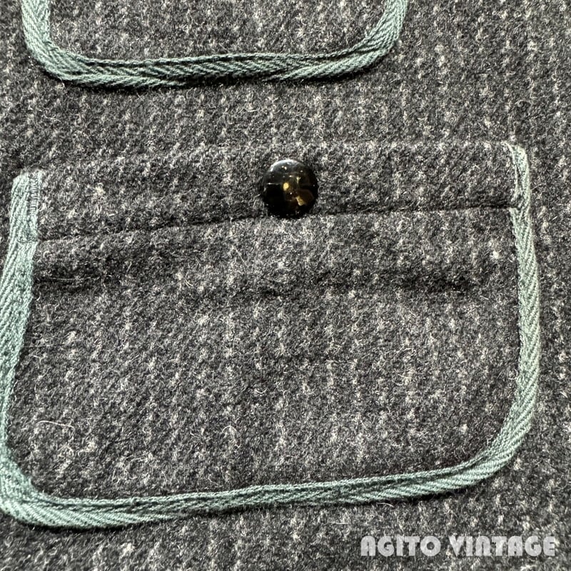 70's Woolrich ウールリッチ ジップアップウールベスト 白タグ